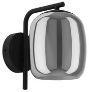 Φωτιστικό Επίτοιχο Eglo 901723 CIAMPINO Μαύρο Ματ (Black Mat)