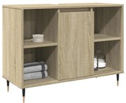 vidaXL Ντουλάπι Μπάνιου Sonoma Δρυς 80 x 33 x 60 εκ. από Επεξεργ. Ξύλο