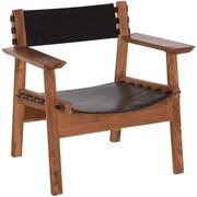 Πολυθρόνα Konna HM9928.01 80x64x73cm Natural-Black