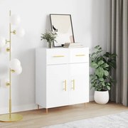 vidaXL Ντουλάπι Γυαλιστερό Λευκό 69,5x34x90 εκ. Επεξεργασμένο Ξύλο