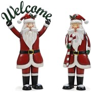 Χριστουγεννιάτικη Διακόσμηση Κήπου Άγιος Βασίλης 48cm Σε 2 Σχέδια