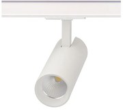 SAND WHITE LED TRACK LUMINAIRE 10W 4000K 1-PHASE 36° 1050LM 230V AC Ra80 Φ55*153MM 5YRS ACA SOLINE1040W2