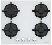 Εστία Γκαζιού GGDW 400 5437.6.407.0 Γυάλινη 7,4 kW DAVOLINE-801003951-Λευκό 801003951