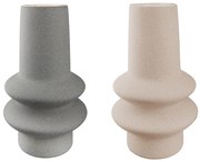 Βάζο "Radon" Κεραμικό Beige Γκρι PU Pcs. Assorted H. 195 cm D. 11 cm