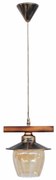 Φωτιστικό Οροφής Μονόφωτο Heronia Cable 30-0071 Bronze
