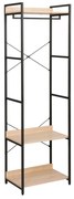 Liberta XENIA ΝΤΟΥΛΑΠΑ ΦΥΣΙΚΟ ΜΑΥΡΟ 60x40xH200cm 60x40xH200cm 18-0018