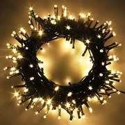 Χριστουγεννιάτικα Λαμπάκια Χοντρά 100 LED Θερμό Λευκό Φως BX-019