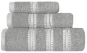 Πετσέτες Promise (Σετ 3τμχ) Grey Nef-Nef Σετ Πετσέτες 70x140cm 100% Cotton