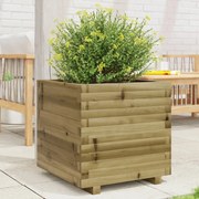 vidaXL Ζαρντινιέρα Κήπου 50x50x49,5 εκ. από Εμποτισμένο Ξύλο Πεύκου