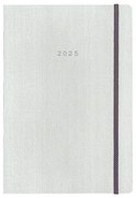 Next ημερολόγιο 2025 fabric ημερήσιο flexi λευκό με λάστιχο 12x17εκ. τμχ.