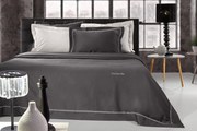 ΣΕΤ KING SIZE ΠΑΠΛΩΜΑΤΟΘΗΚΗΣ 240x250cm 3 ΤΕΜ. GUY LAROCHE - BLEND ANTHRACITE
