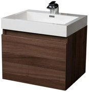 Έπιπλο Μπάνιου 60εκ -Νιπτήρα,G-Walnut ECO-60A FT21.060.003GW