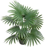 Τεχνητό Φυτό Φοίνικας Washingtonia 8001-6 48cm Green Supergreens Πολυαιθυλένιο,Ύφασμα