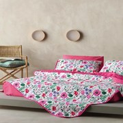 Κουβερλί Olga Multi Kentia Μονό 160x230cm Microfiber-Polyester