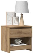 vidaXL Κομοδίνα 2 τεμάχια Artisan Oak 40x30x39 cm Κατασκευασμένο ξύλο