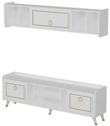 Σύνθεση Τηλεόρασης Alya 505CRL1725 180x35x55cm White