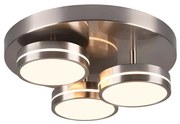 Φωτιστικό Οροφής Trio Lighting Franklin 626510307 Νίκελ Ματ