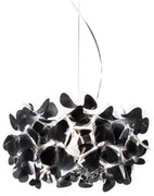 Φωτιστικό Οροφής Clizia Mama Non Mama 53cm E27 2x12W Black - Transparent Wire Slamp Cristalflex