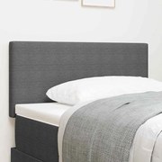 vidaXL LED κεφαλάρι με φώτα λωρίδας LED Ανοιχτό γκρι 80 cm ύφασμα