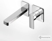 Μπαταρία Νιπτήρα Τοίχου Quadra Eurorama Chrome 144904-100