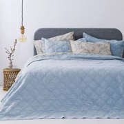 Κουβερλί Ifigeneia (Σετ 2τμχ) Denim Palamaiki Μονό 160x240cm Microfiber