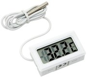 BLOW TH-301 Θερμόμετρο LCD 31x46mm με Εξωτερικό Αισθητήρα Λευκό