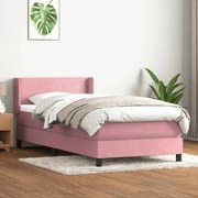 ΚΡΕΒΑΤΙ BOXSPRING ΜΕ ΣΤΡΩΜΑ ΡΟΖ 90X220 ΕΚ. ΒΕΛΟΥΔΙΝΟ 3318062