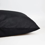 Σεντόνι Υπέρδιπλο Με Λάστιχο (160x200+30) Ravelia 100% Βαμβάκι 144TC Μαύρο