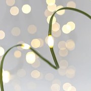 Eurolamp Σειρά 100 Mini LED Θερμό Λευκό Με 8 Προγράμματα 4.95m IP44 Πράσινο Καλώδιο 600-11745