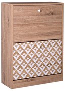 Παπουτσοθήκη Home 1872 Fylliana Sonoma - Λευκό 60x23.5x81 εκ. 60x23.5x81 εκ.