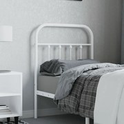 vidaXL Κεφαλάρι Λευκό 75 εκ. Μεταλλικό