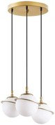 Φωτιστικό Οροφής Hug 942FLG1648 36x36x167cm 3xE14 40W Gold Opviq