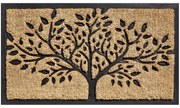 Πατάκι Εισόδου Bombay 087 Tree 45X75cm Beige-Black Sdim 45X75