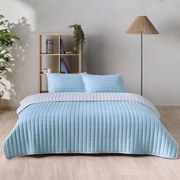 Κουβερλί Υπέρδιπλο (220x240) 2 Όψεων Kentia Versus Zuccero 01 Blue