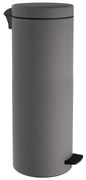 Κάδος Απορριμμάτων (Φ25x65) Pam &amp; Co 30lt 2565-163 Matt Concrete Grey