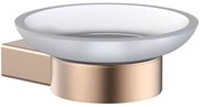 Σαπουνοθήκη Artemis A0350836 Φ6,6x10,1x2cm Rose Gold Karag Stainless Steel
