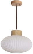 Φωτιστικό Οροφής VK/03327/PE/NW Φ30x23cm E27 20W Natural-White VKLed