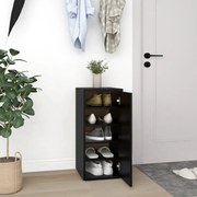 vidaXL Παπουτσοθήκη Μαύρη 32 x 35 x 70 εκ. από Μοριοσανίδα