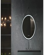 Sparke Curvy Καθρέφτης LED Με Κορνίζα Αλουμινίου 80Φ