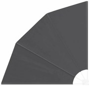 vidaXL Αδιάφανο σκίαστρο μπαλκονιού Μαύρο 160 x 160 cm Πολυεστέρας