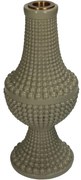 Κηροπήγιο ArteLibre Χάντρες Πράσινο Polyresin 10x10x23.3cm