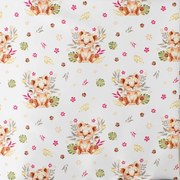 Πάνα Βρεφική Χασέ Lion Cub 530 Beige DimCol 80x80cm 100% Βαμβάκι
