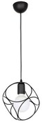 Arlight Φωτιστικό Κρεμαστό Κύκλος 1xE27 PDT 1247-1 BK Μαύρο 0083540