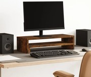 vidaXL Βάση Οθόνης Καπνιστή Δρυς 54x22x15 εκ. από Επεξεργασμένο Ξύλο