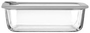 ESTIA ΦΑΓΗΤΟΔΟΧΕΙΟ COLORSEAL ΓΥΑΛΙΝΟ 1520ml 23.5x17.8x7.6cm ΜΕ ΚΑΠΑΚΙ ΣΙΛΙΚΟΝΗΣ ΓΚΡΙ