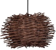 Φωτιστικό Οροφής Minorca 01733 Φ35x23cm 1xE27 Brown GloboStar