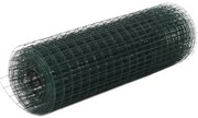 vidaXL Συρματόπλεγμα Κοτετσόσυρμα Πράσινο 10x0,5 μ. Ατσάλι Επικάλ. PVC