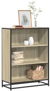 vidaXL Βιβλιοθήκη Χρώμα Sonoma Δρυς 80,5x35x107,5 εκ. Μοριοσανίδα