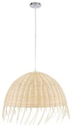 Φωτιστικό Οροφής Jakarta 00712 1xΕ27 Φ50x36cm Beige GloboStar