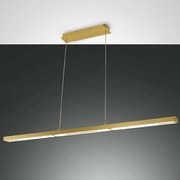 Φωτιστικό Οροφής - Ράγα Ling 3712-45-119 110x4,3x2,3cm Dim Led 4800lm 40W Brass Fabas Luce